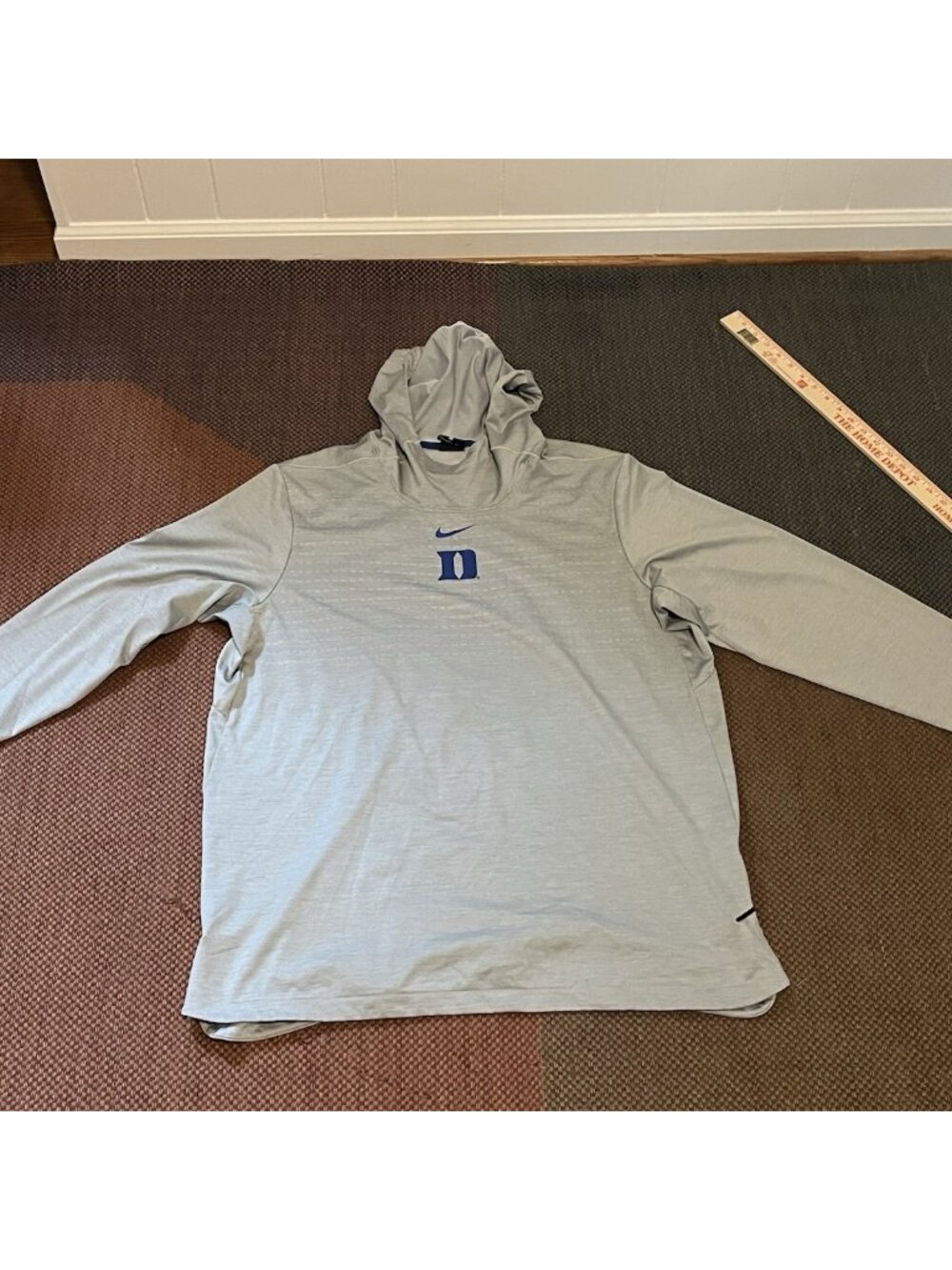 Nike Duke Blue Devils On-Field Sideline Hoodie (FA19) Team Issued XL Coach K Era